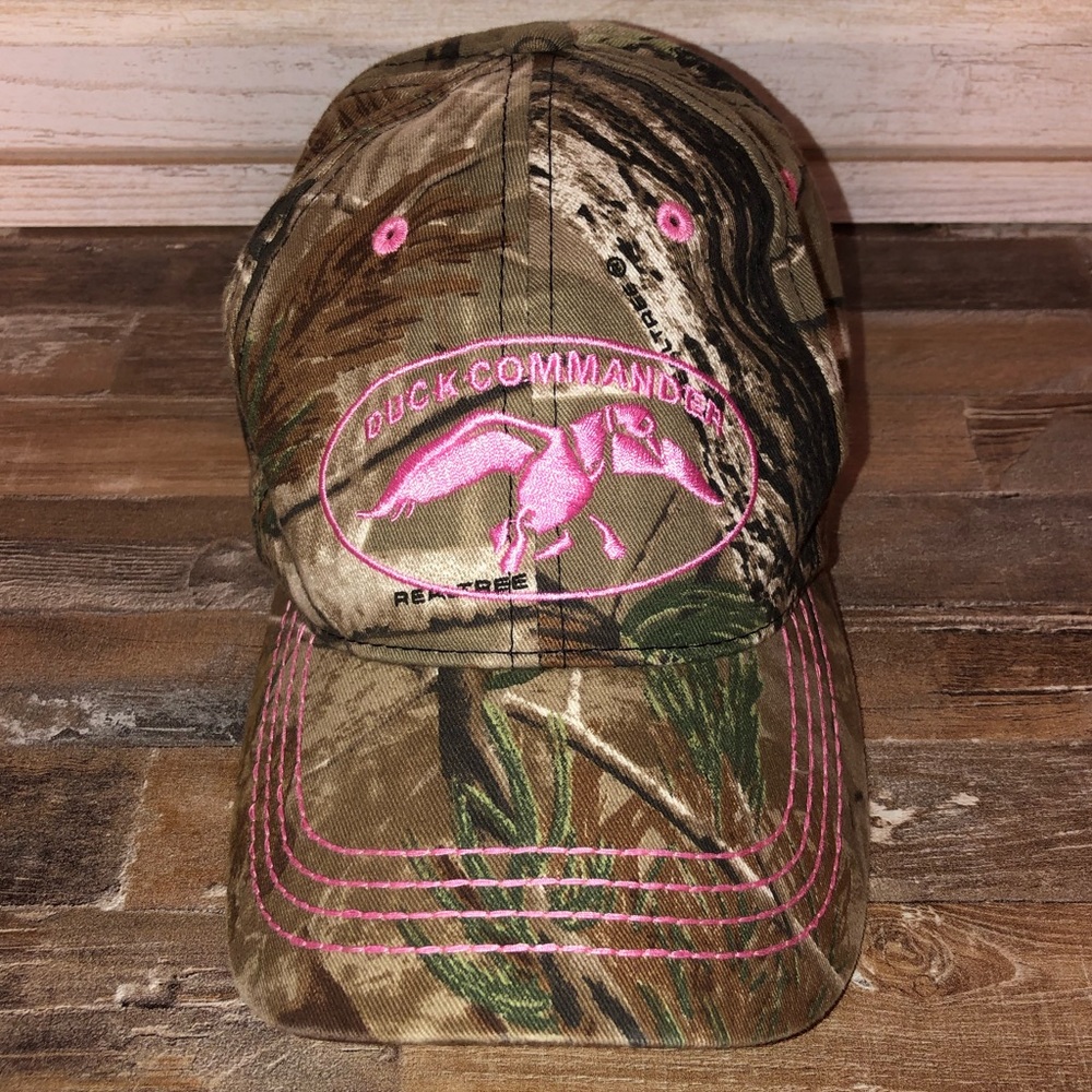 Duck Commander Pink & Camo Hat
